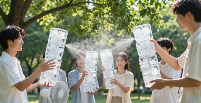 大冰块降温方法_增城区夏季防暑降温大冰块_大冰块户外活动使用时长